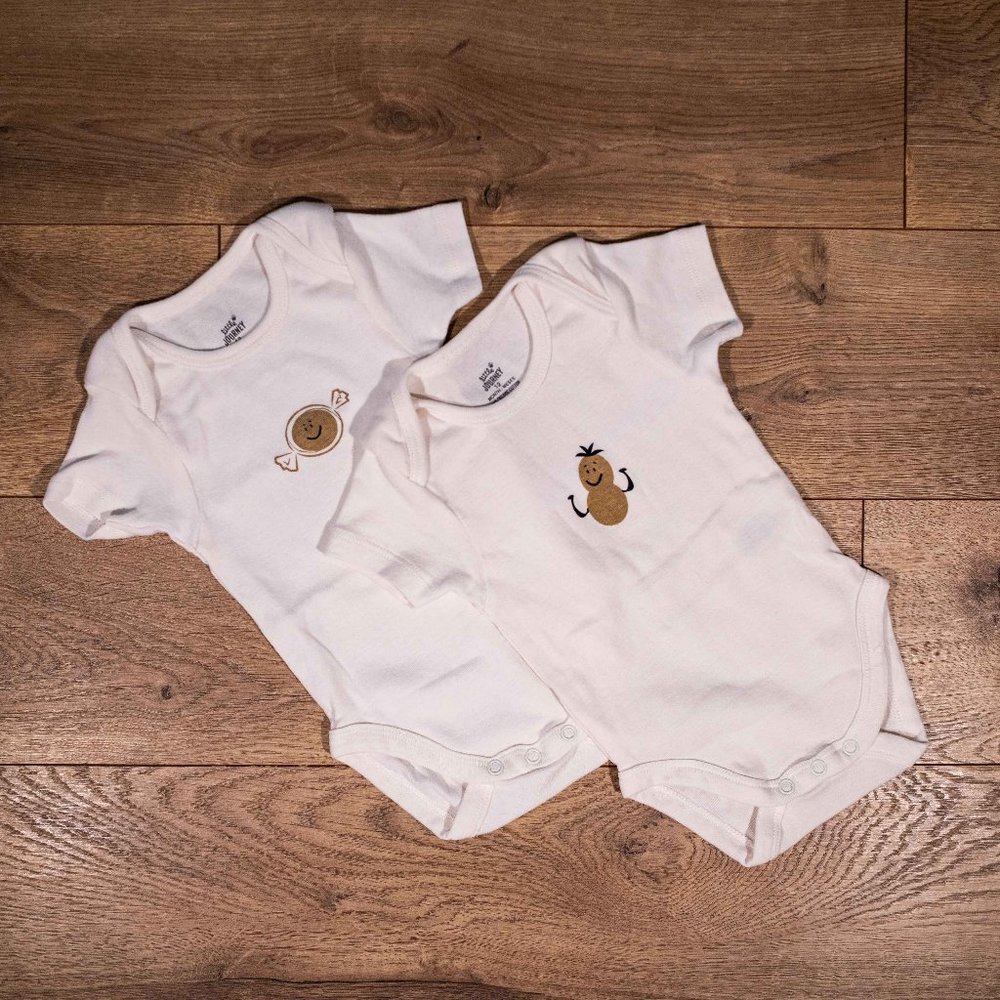 Little Journey 12M Peanut Onesies Set